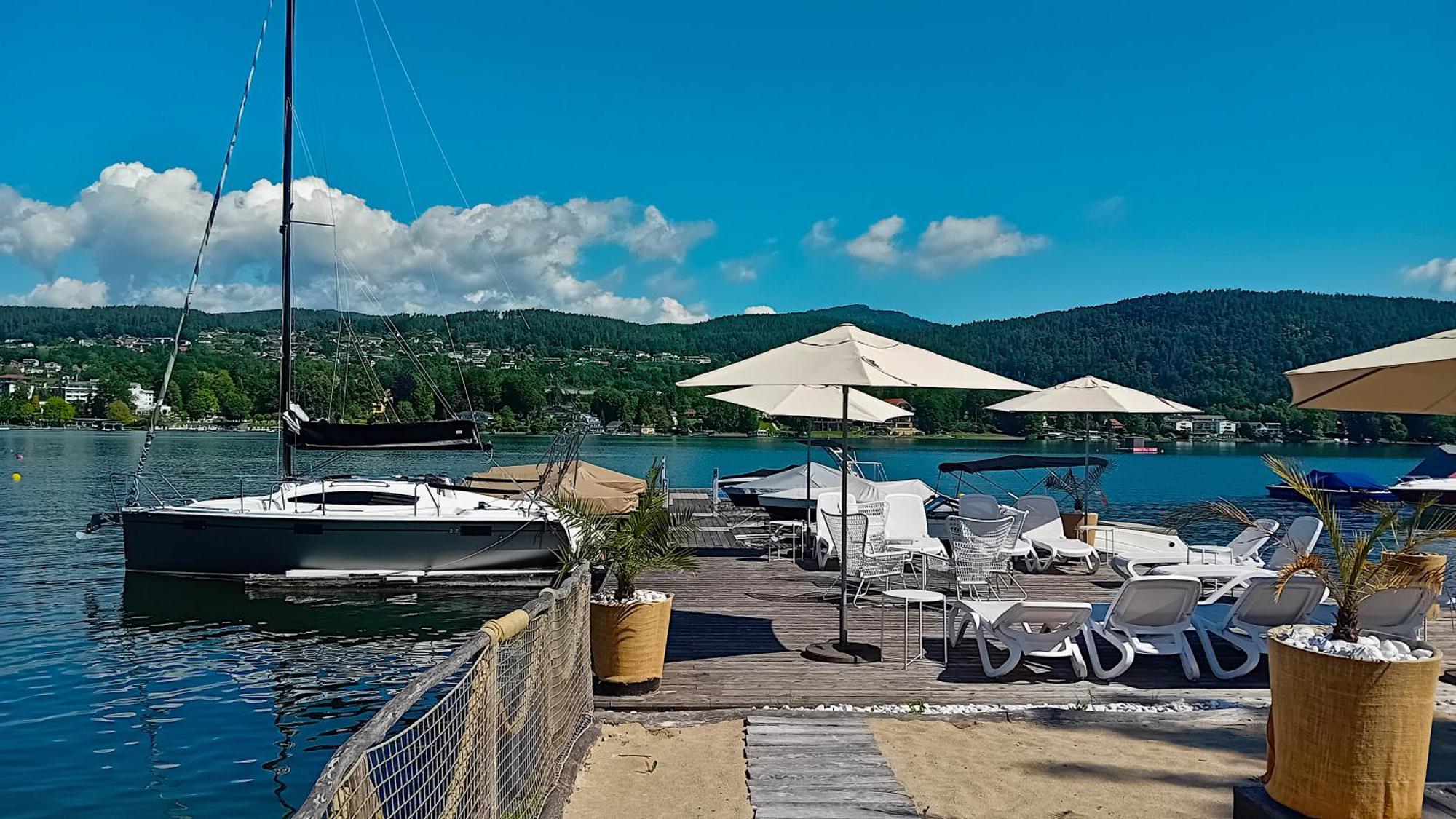 Tennis & Yacht Hotel Velden Velden am Worthersee Bagian luar foto